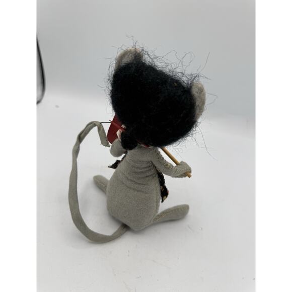 1971 Annalee Mobilitee Teacher Mouse Doll 6” Holding Chalkboard & Pointer VTG - Picture 3 of 9